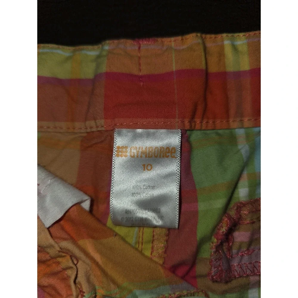 Gymboree outlet aloha‎ sunshine plaid shorts size 10