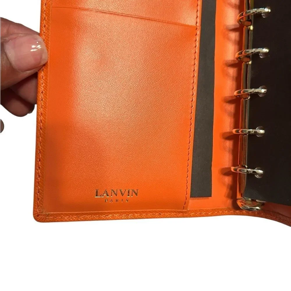 Lanvin orange agenda