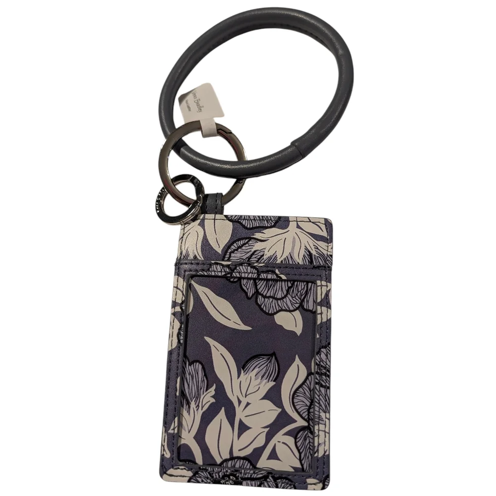 Vera Bradley Bracelet Moon Shadow Meadow Key Ring Card Case