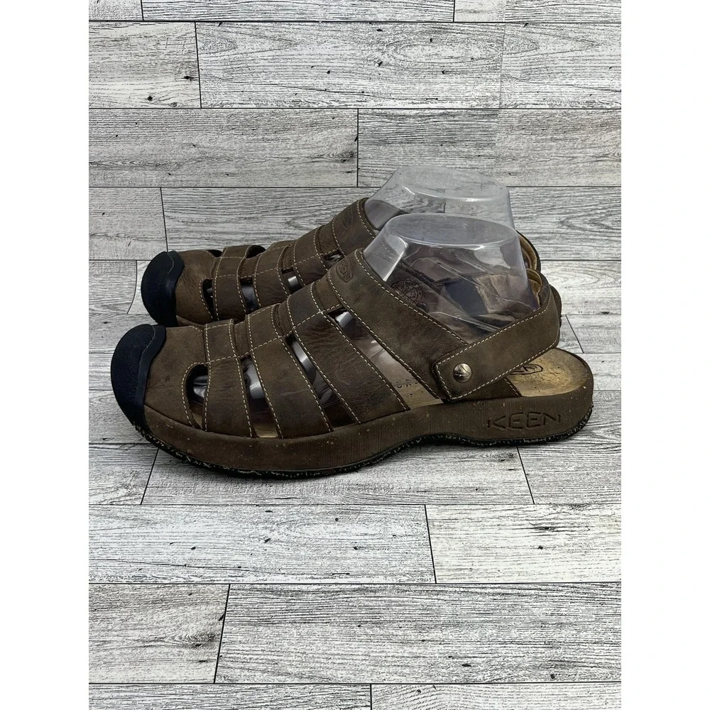 Keen Shoes Mens‎ Size 8.5 Fisherman Sandals Leather Closed Toe Outdoor Comfort