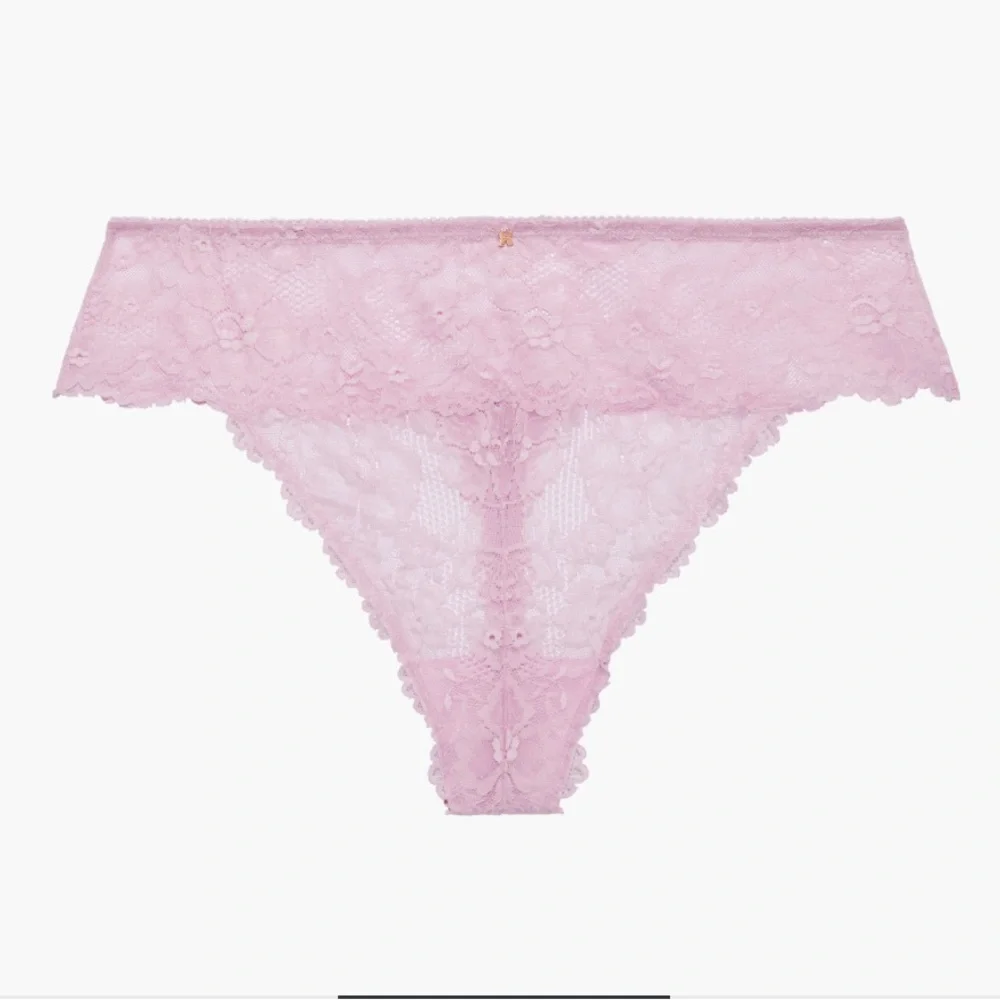 Savage X Fenty High Waist Lace Thong Pink Size 1X