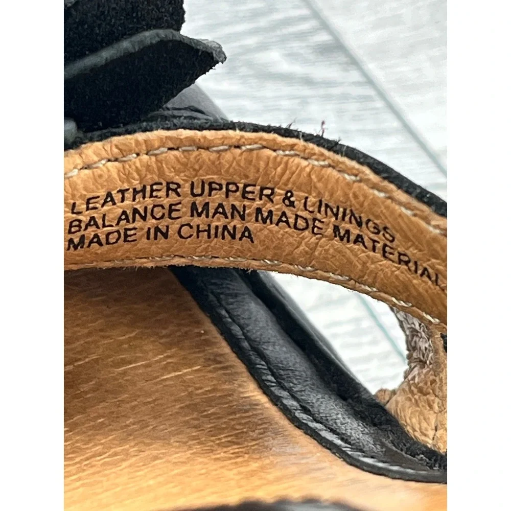 Born black leather