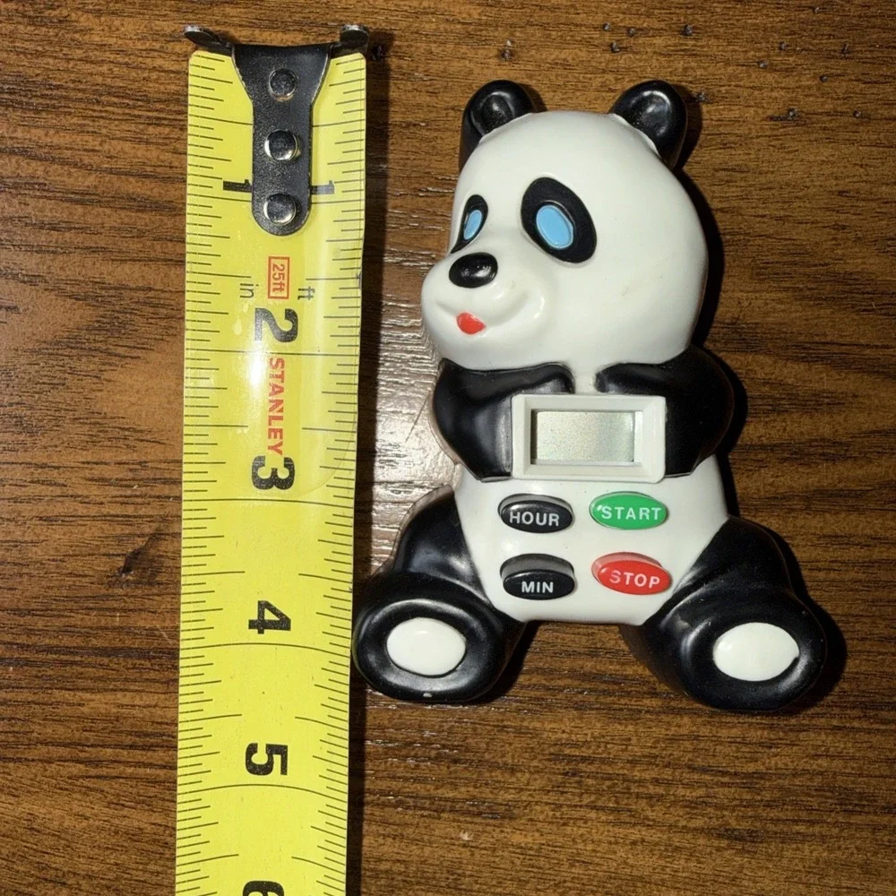 Vintage‎ Magnetic Panda Kitchen Timer Tested and Works Up To 15 Hours