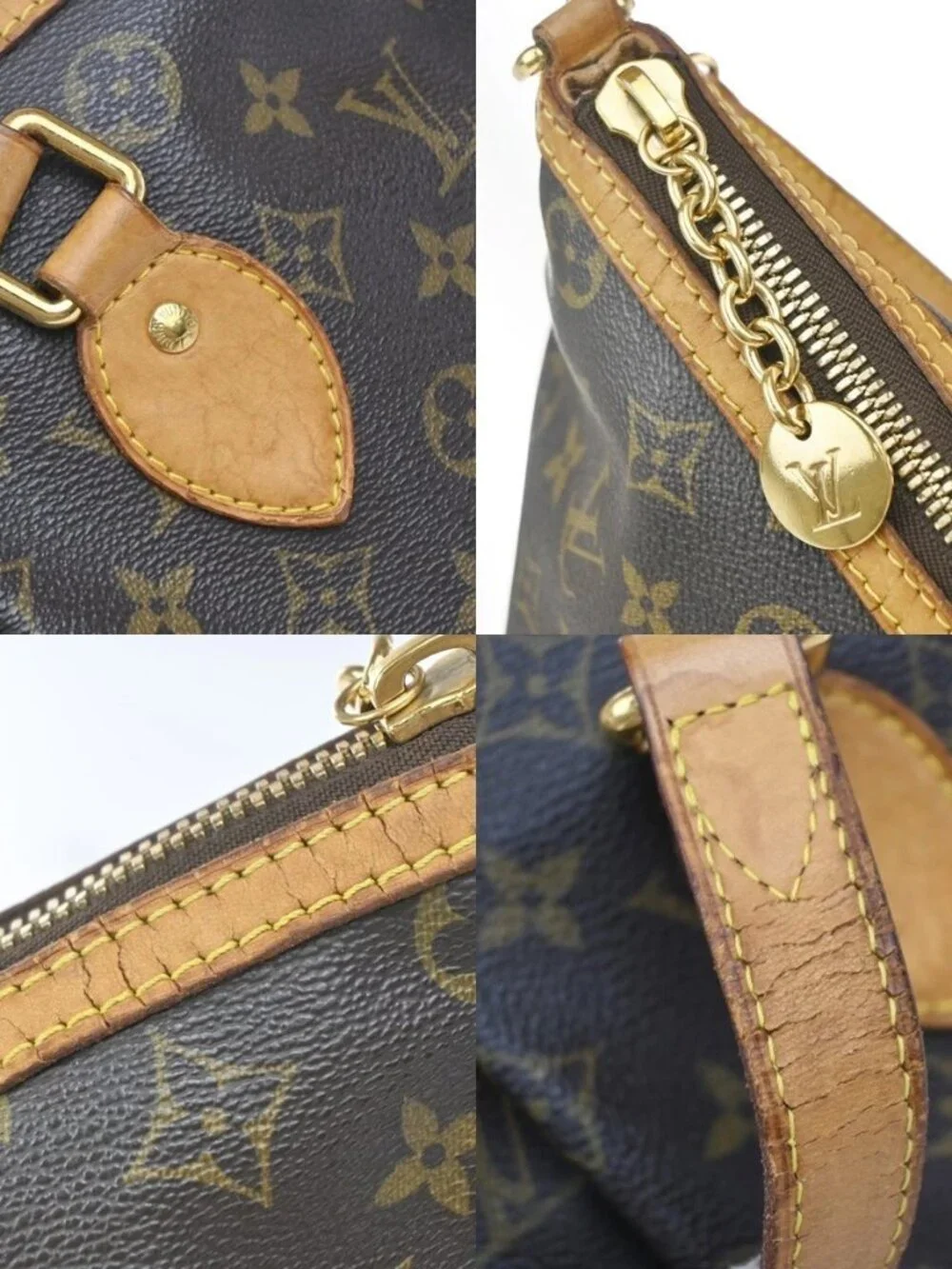 LOUIS VUITTON Palermo PM Shoulder Hand Bag Monogram Leather BN M40145 16KP600
