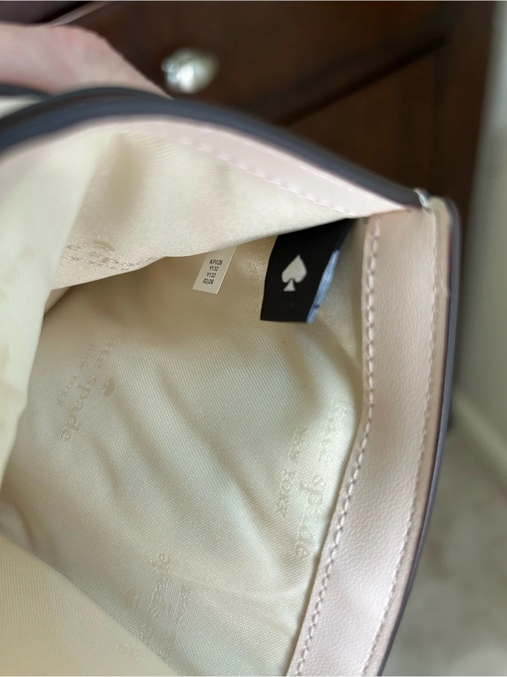 kate spade 3D Floral Small L-zip Wallet in Fresh Peach MSRP $219