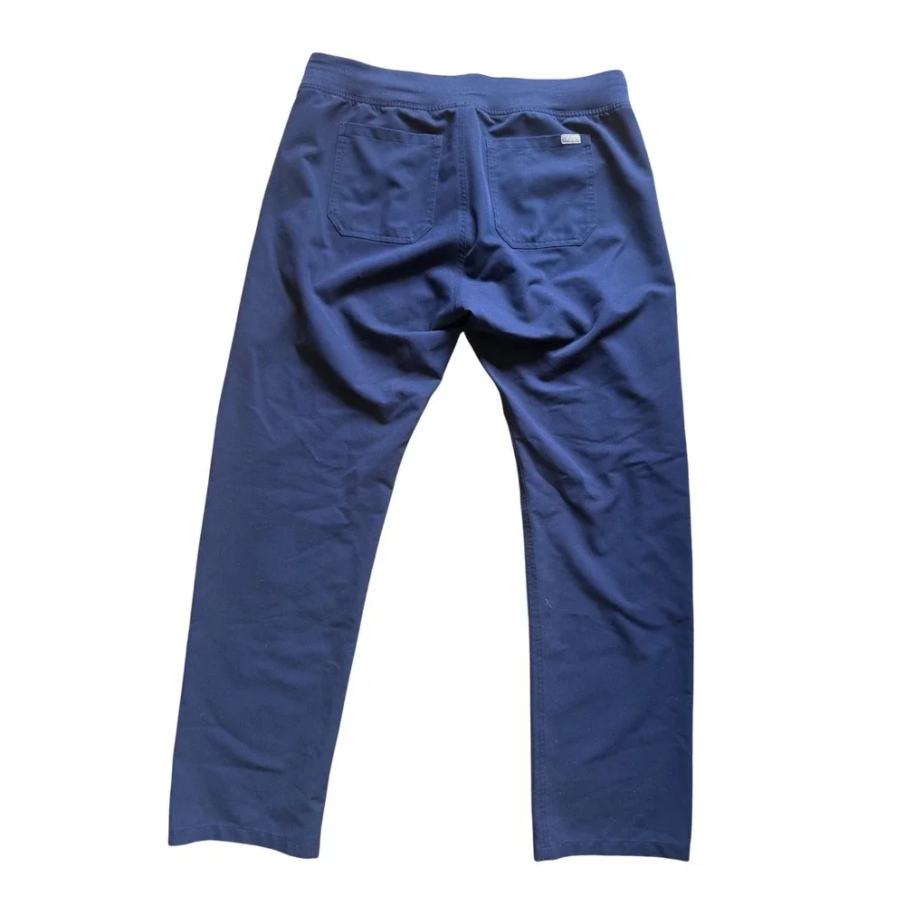 FIGS Scrub Pants Mens Large Tall Navy Blue T21003T Technical Collection Straight