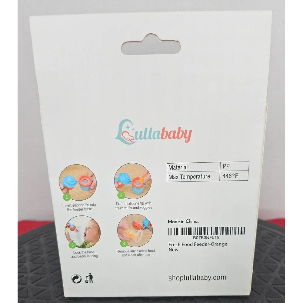 Lullababy Fresh Food Feeder Set NEW 3+ Months BPA Free‎