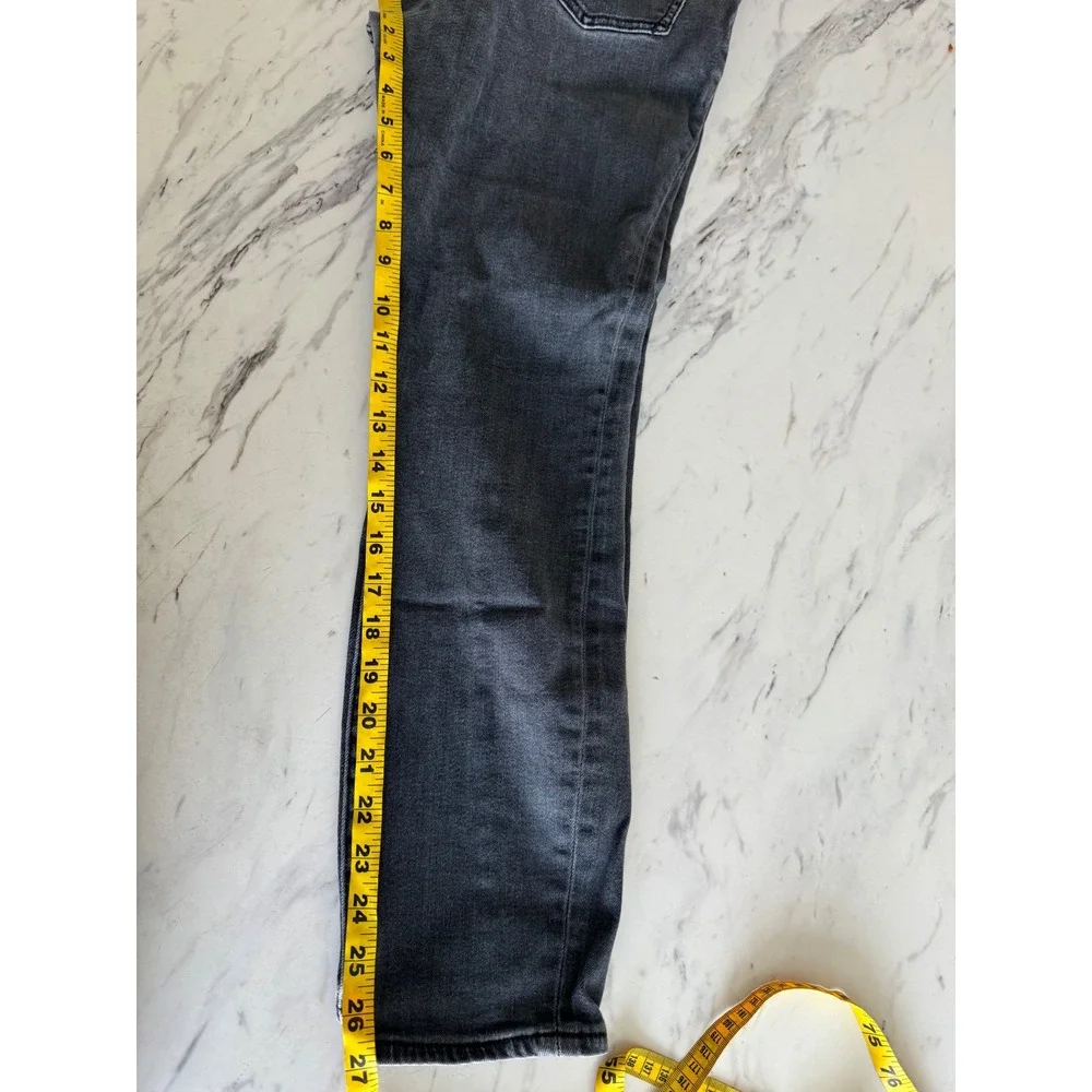 Pilcro Anthropologie High-Rise Skinny Curvy Jeans‎ Faded Black Size 30 RN66170