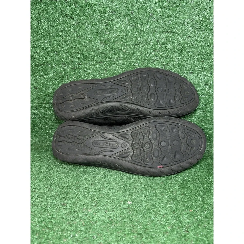 Skechers Shoes Womens Size 8.5 Black Reggae Fest Willows Slip On Comfort Sneaker