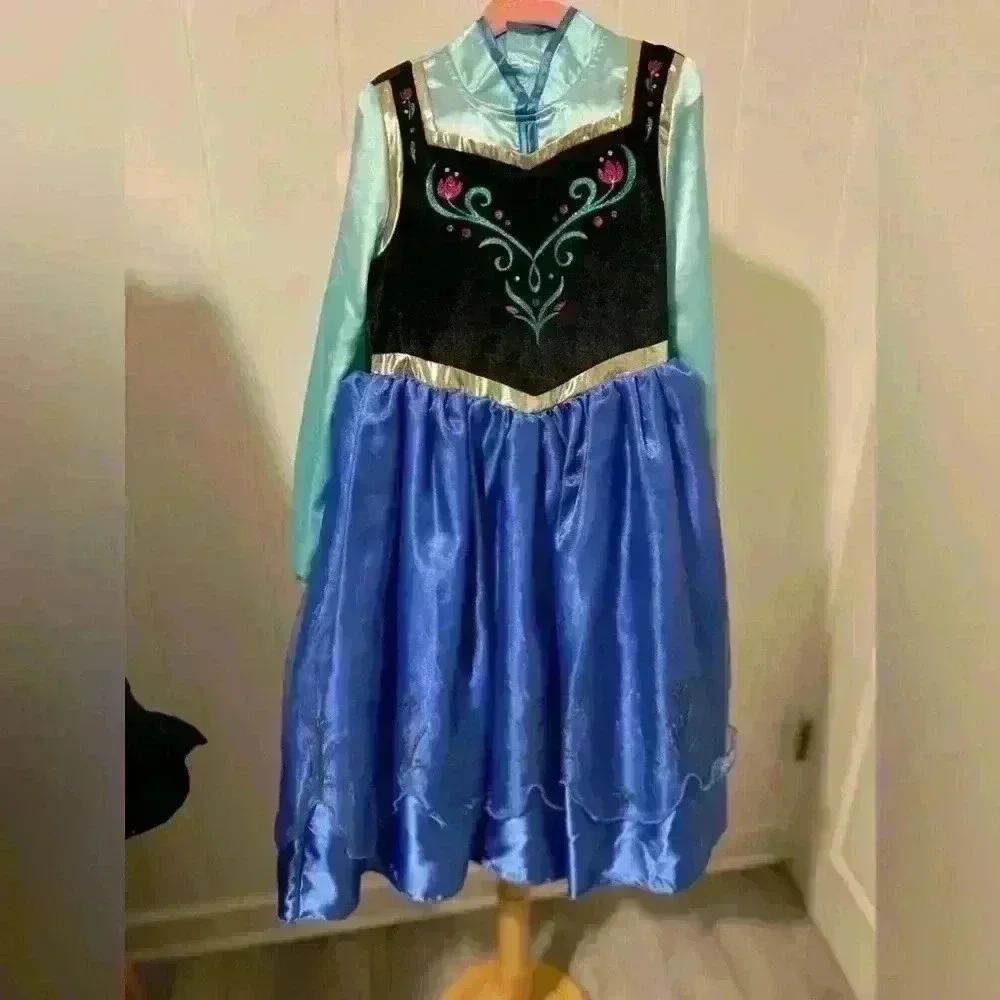 Frozen‎ Anna Disney Princess Costume Girls 5 6 Small Ana Halloween