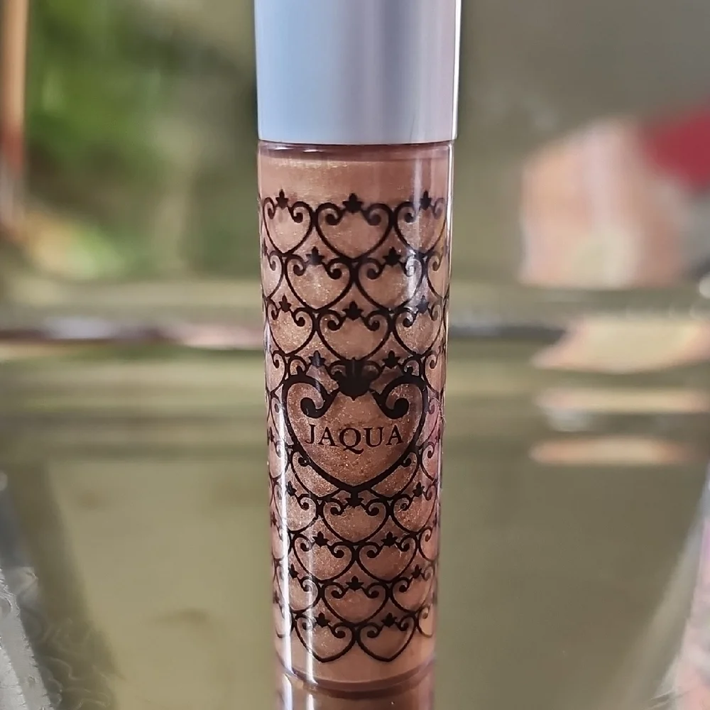 NIB Jaqua Beauty Peach Parfait Lip Whip Lip Gloss Peach Scented With Shimmer