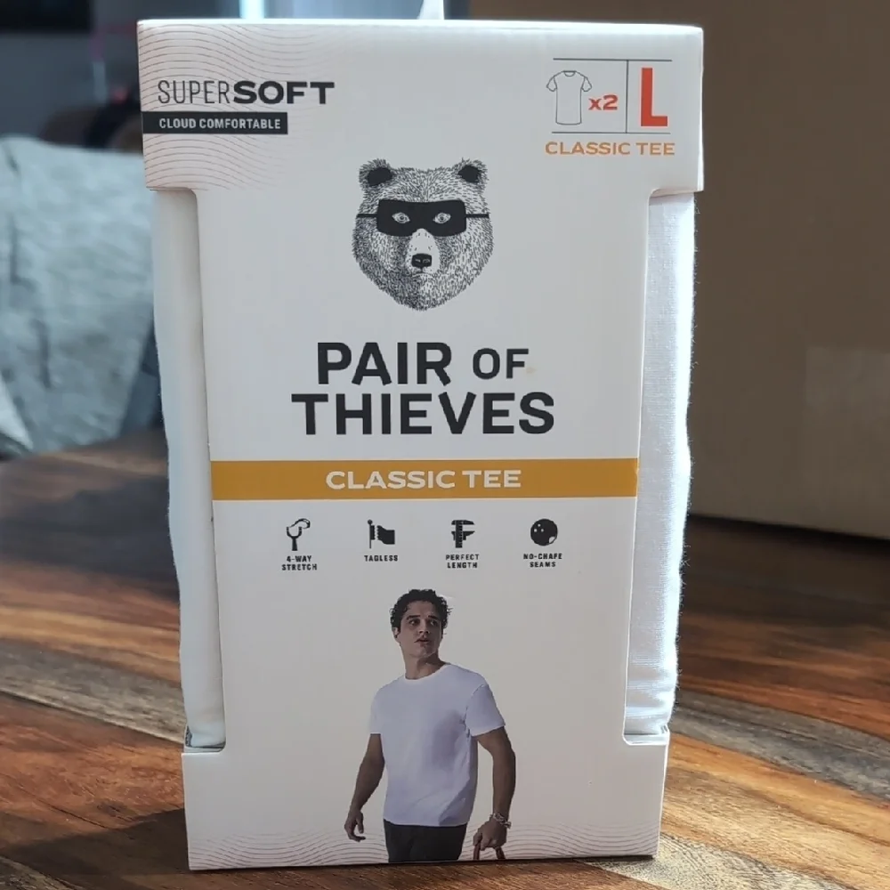 Pair Of Thieves Classic Tee 2 Pack Size Large