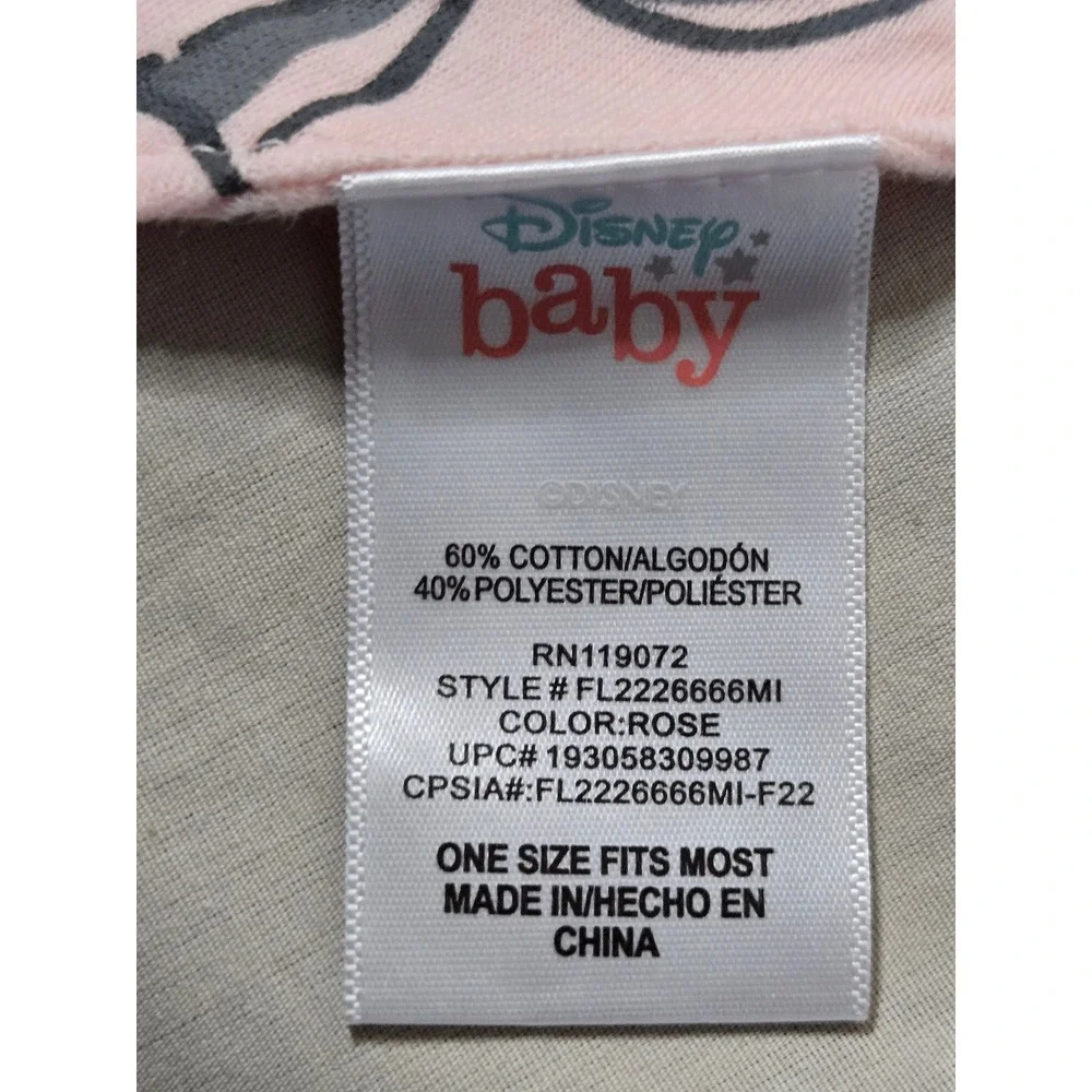 Disney Baby Minnie Mouse Bandana Bibs 3 Pack Pink Rose‎ White OSFM