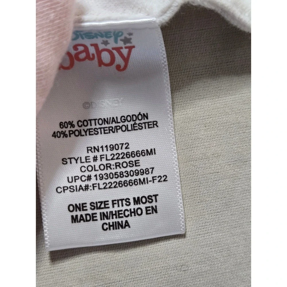 Disney Baby Minnie Mouse Bandana Bibs 3 Pack Pink Rose‎ White OSFM
