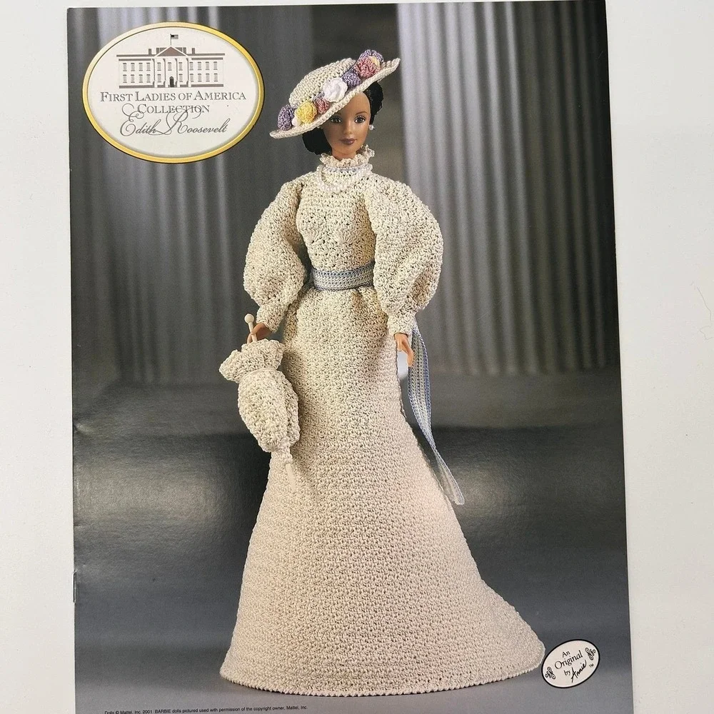 Edith Roosevelt Barbie Crochet Pattern – First Ladies of America Collection Anni