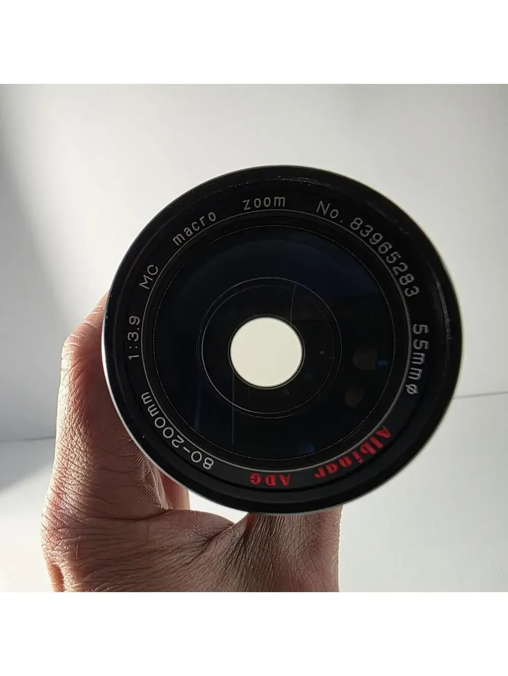 Albinar ADG 80-200mm 1:3.9 Macro Zoom Lens for Canon FD Mount - Black