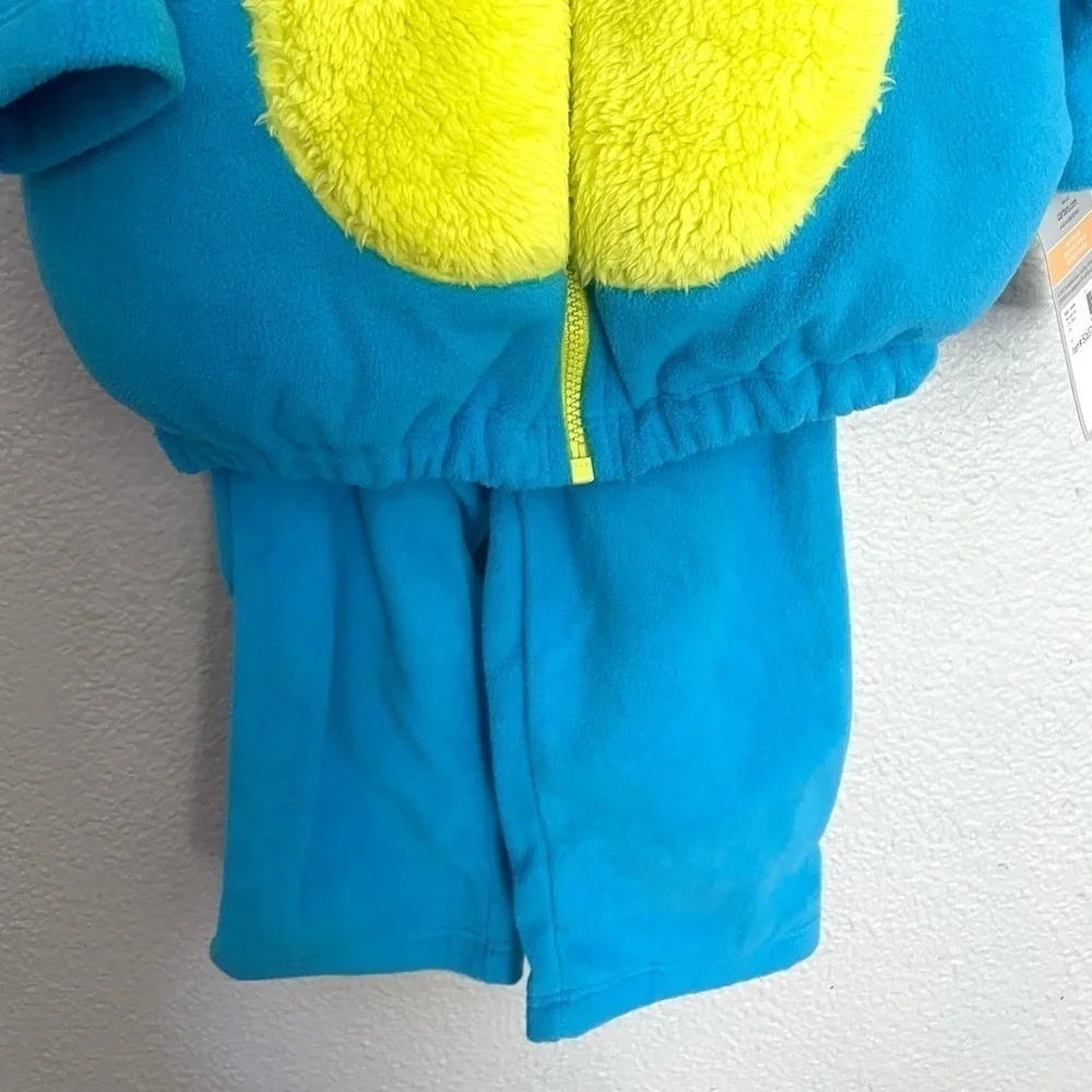 CARTERS Monster Baby Boys Girls Hooded Jacket and Sweat Pant costume size 6-9M