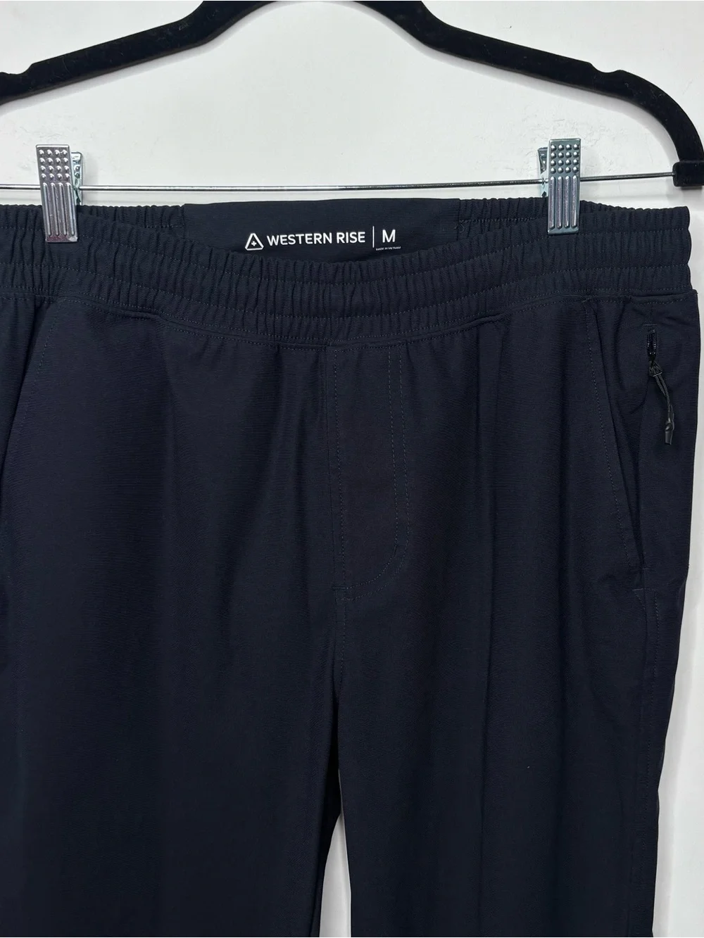 Western Rise Men’s Drawstring Blue Pants Slim Performance
