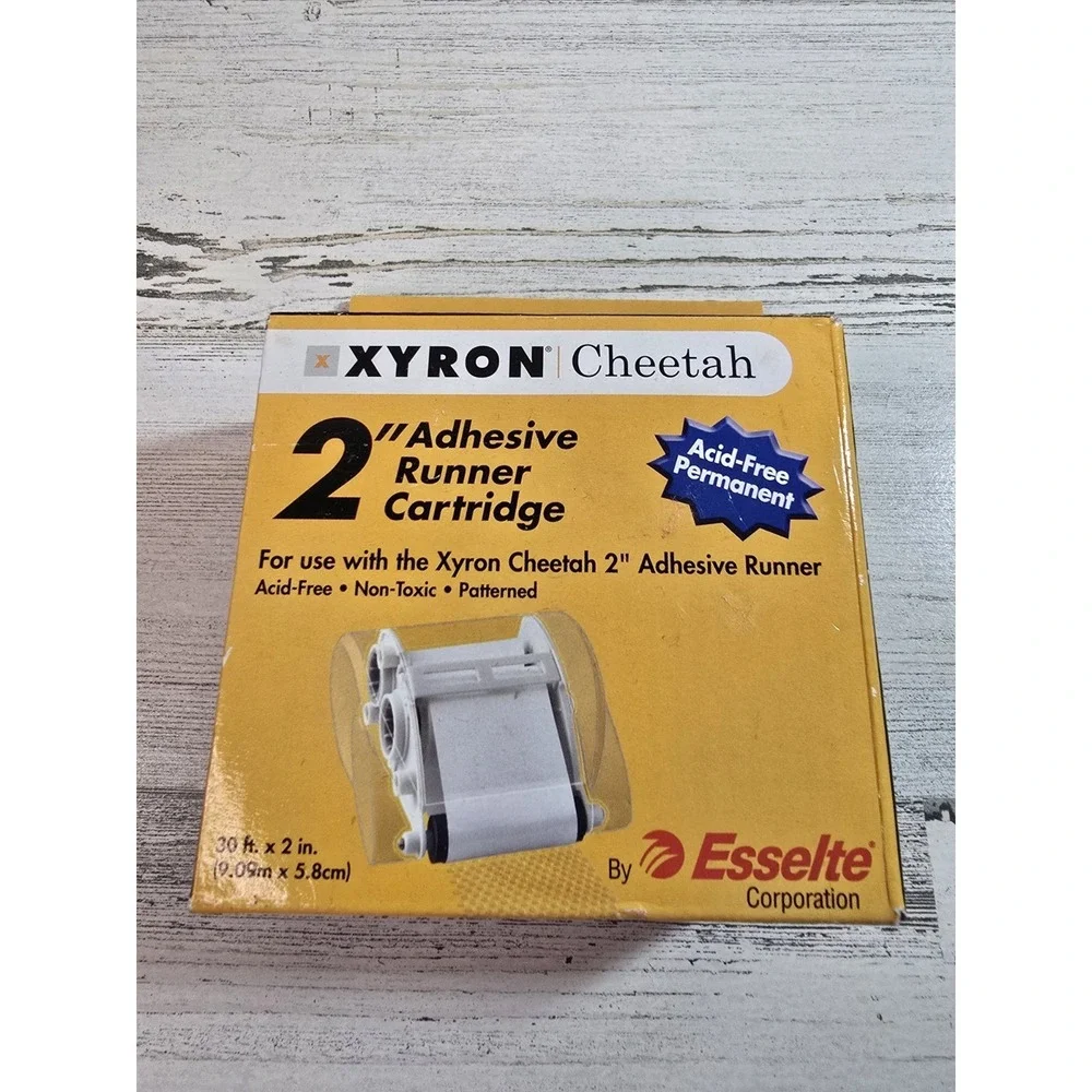 Xyron Cheetah Adhesive Runner And Extra Permanent 2