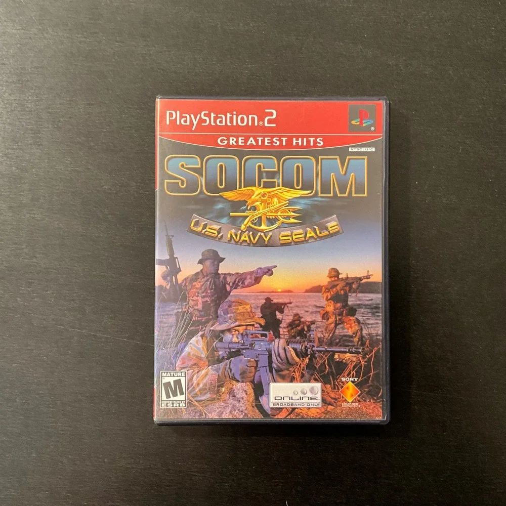 SOCOM U.S. Navy Seals Greatest‎ Hits Playstation 2 PS2 Complete CIB