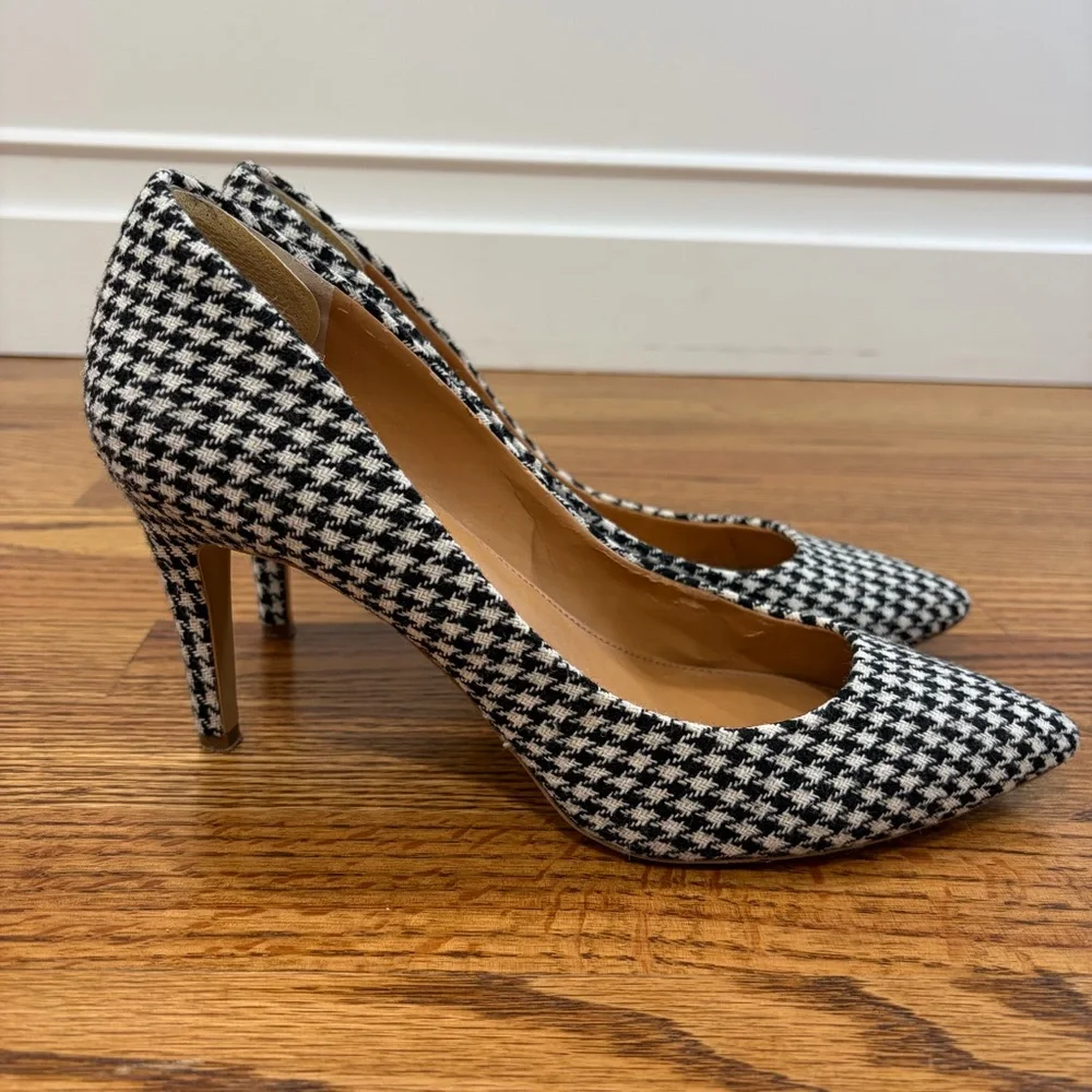 J. Crew Isabella Houndstooth Heels (9)