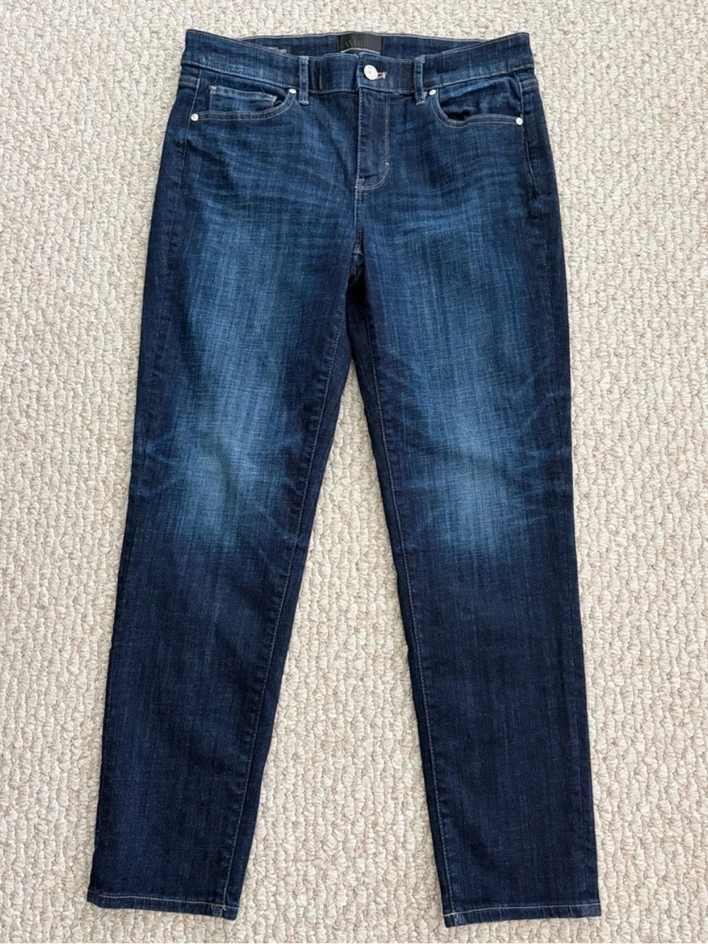 WHBM Everyday Soft Girlfriend Mid Rise Jean