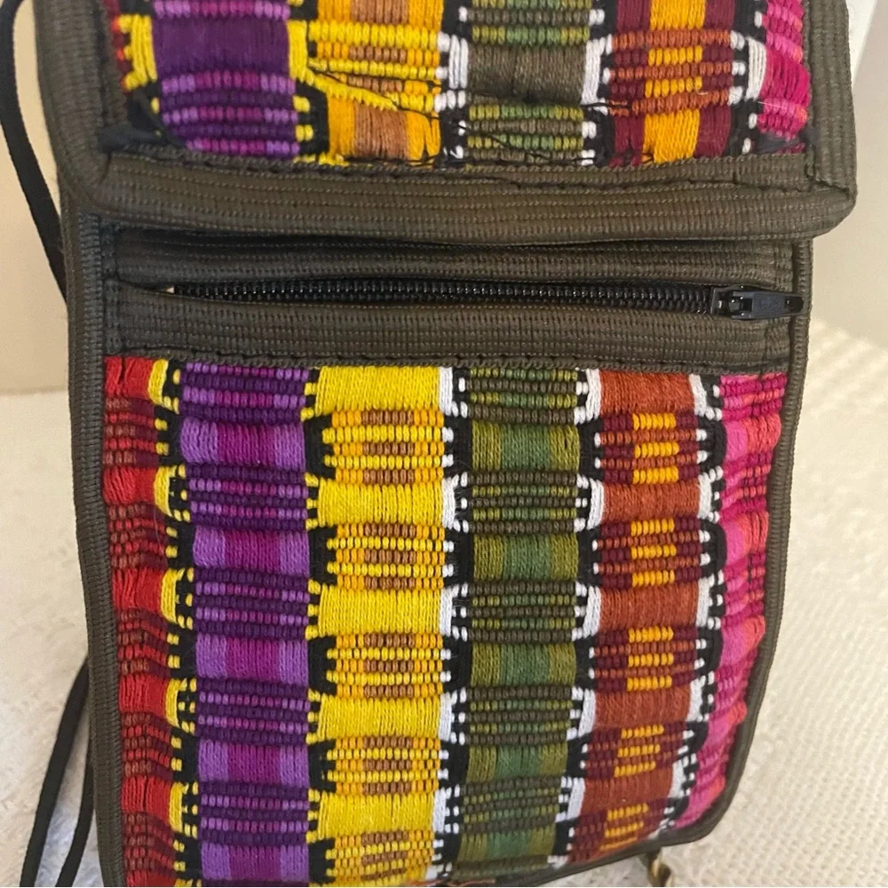 Colorful‎ Woven Crossbody Pouch