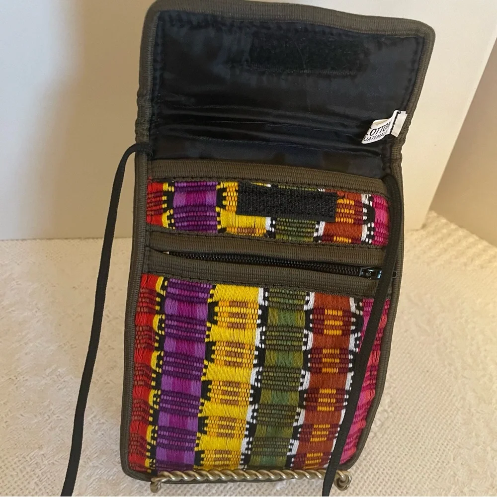 Colorful‎ Woven Crossbody Pouch