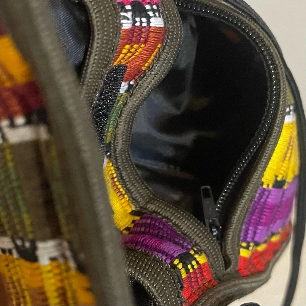 Colorful‎ Woven Crossbody Pouch