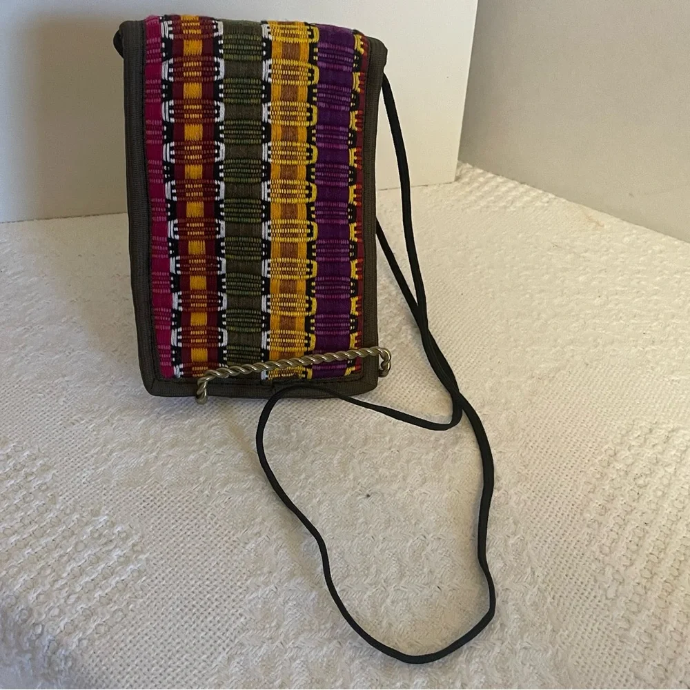 Colorful‎ Woven Crossbody Pouch