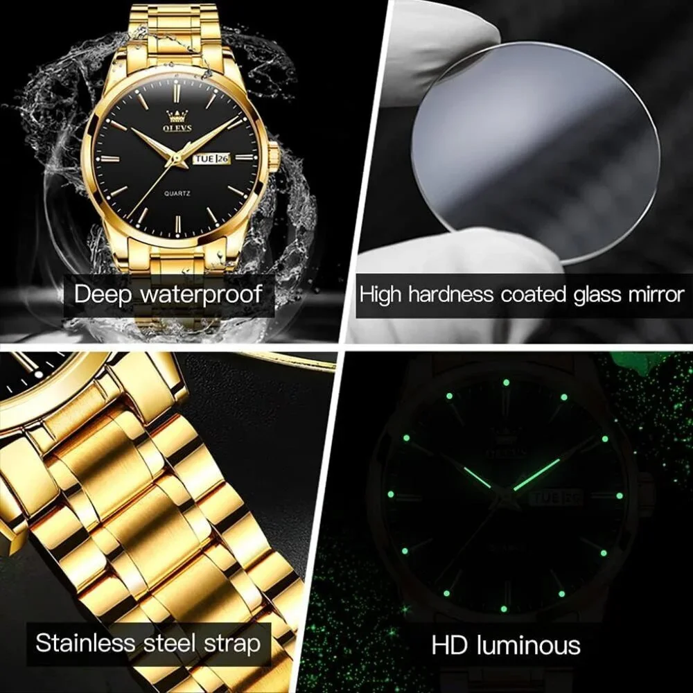 Olevs gold stainless