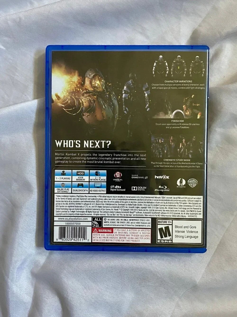 Sony this listing