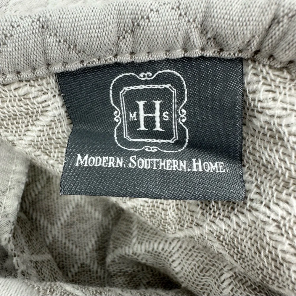 Belk Modern Southern Home Diamanté Diamond King Sham Set of 2 Shams Gray