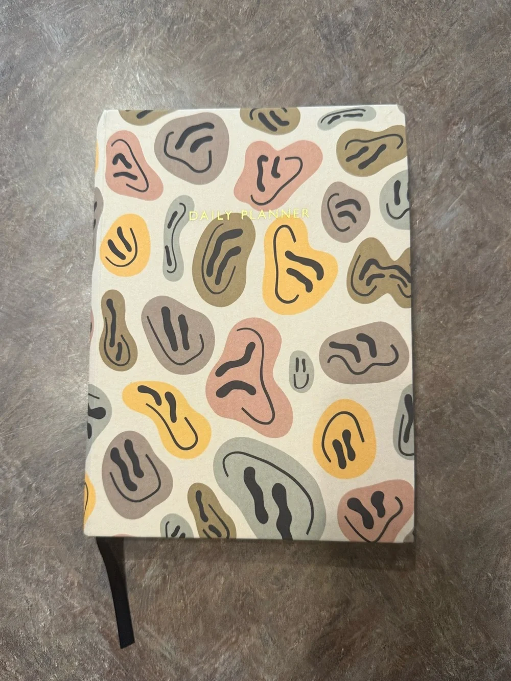 OHH DEER X UO Daily Planner with Abstract Pebble Print - Undated