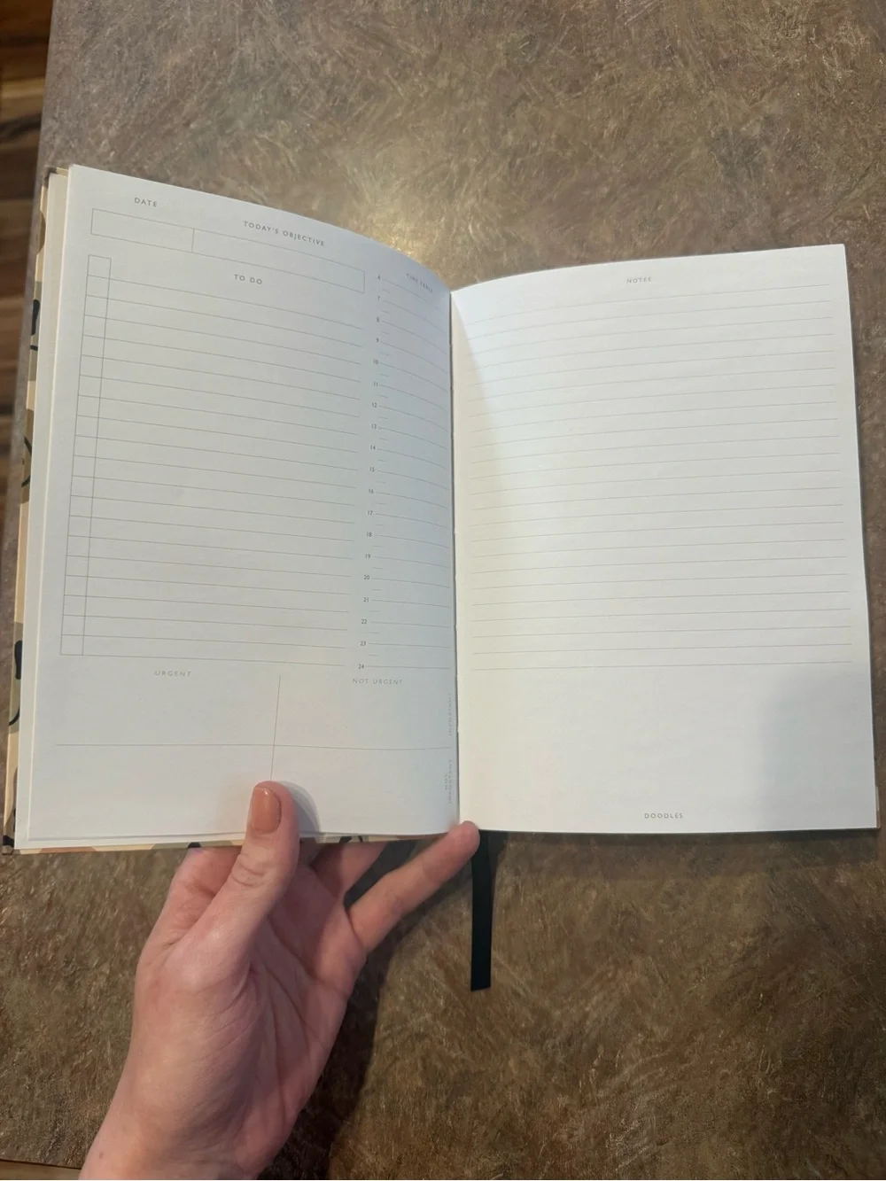Urban Outfitters daily planner