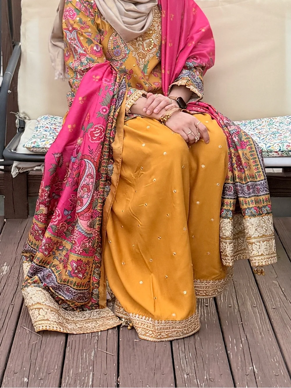 khaadi khas bright mustard