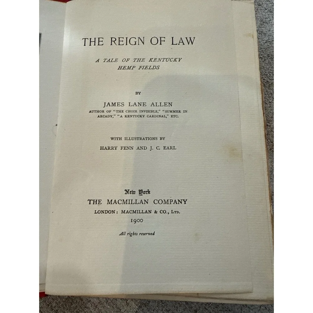 The Macmillan Company antique hardcover