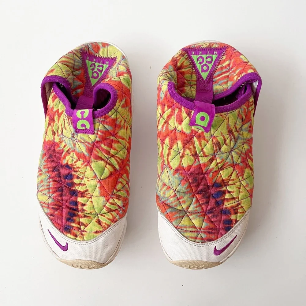 Nike ACG Moc 3.0 8.5 Men's Tie Dye Quilted Slip On Shoes CW2463-300