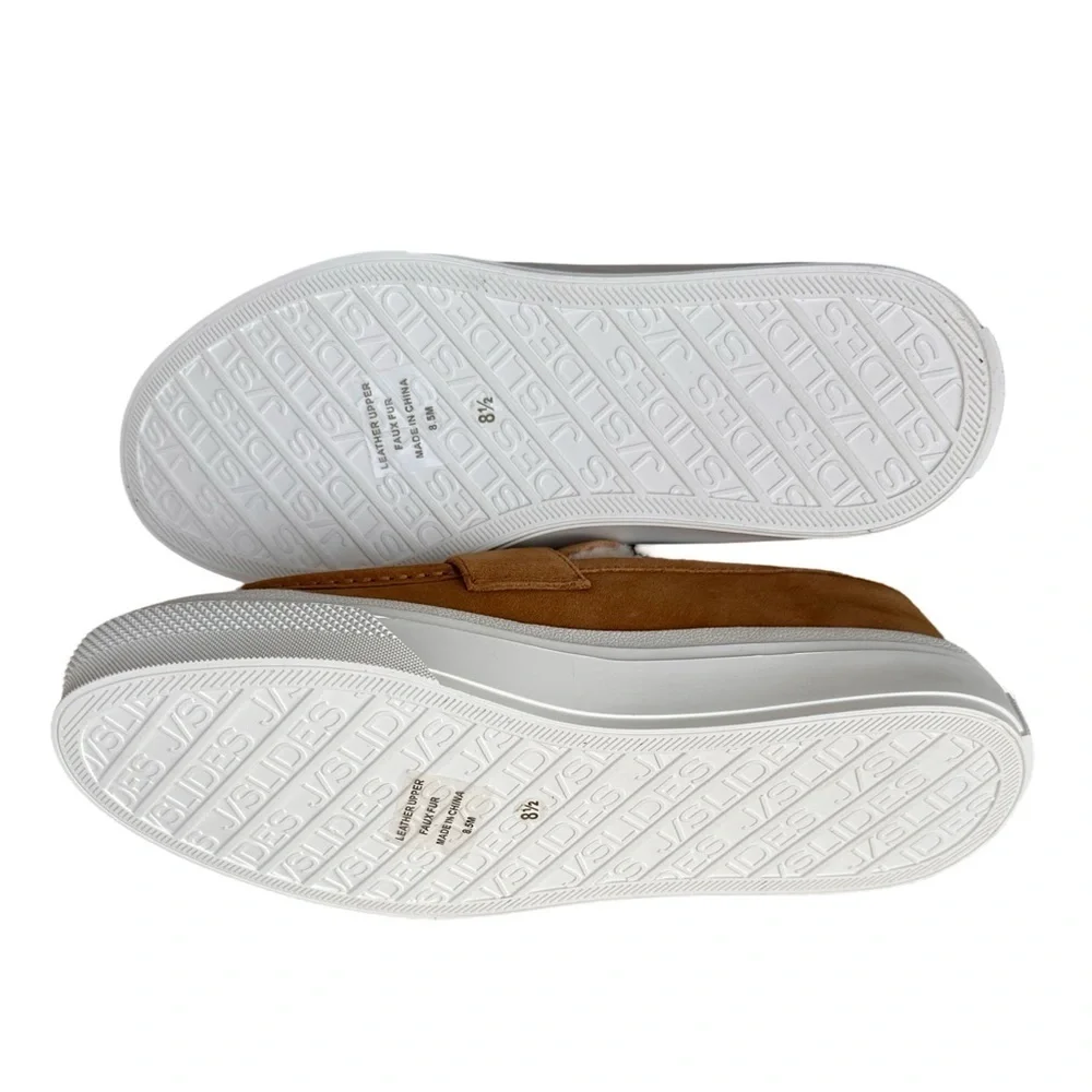 J Slides *tan suede