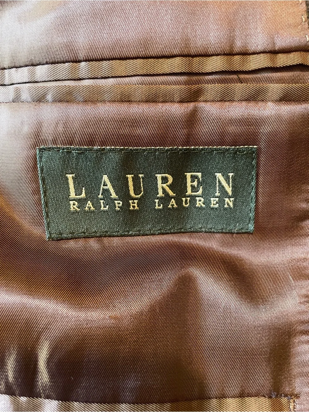 Lauren Ralph Lauren Brown Birdseye Blazer Sport Coat Men’s 42R Classic Tailored