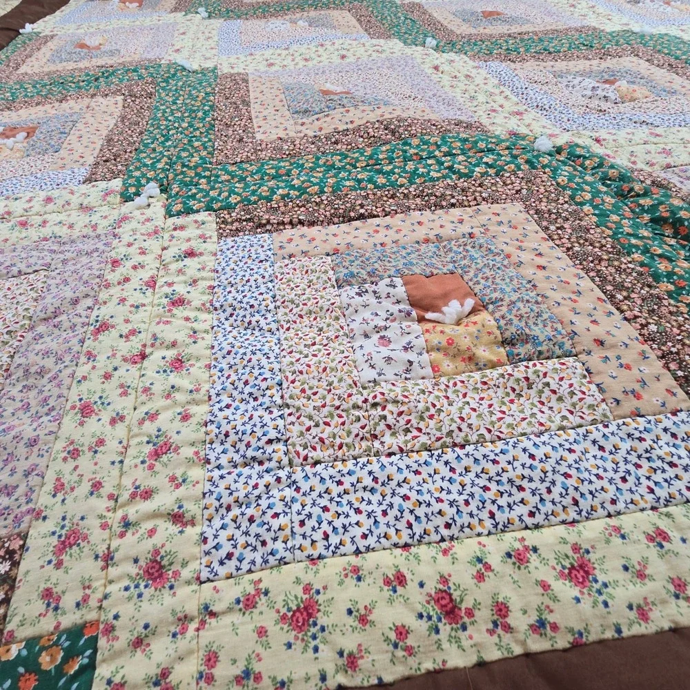 Handmade vintage quilt