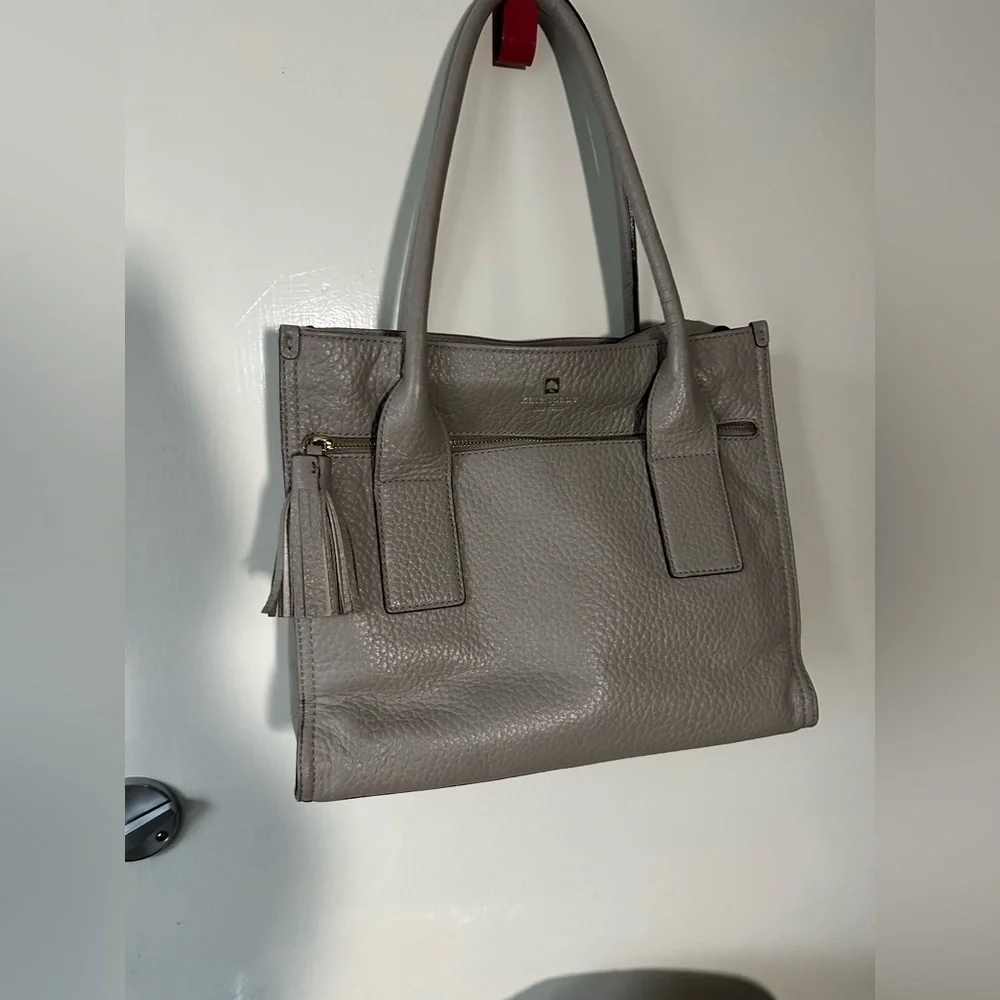 Kate Spade Taupe Leather Tote