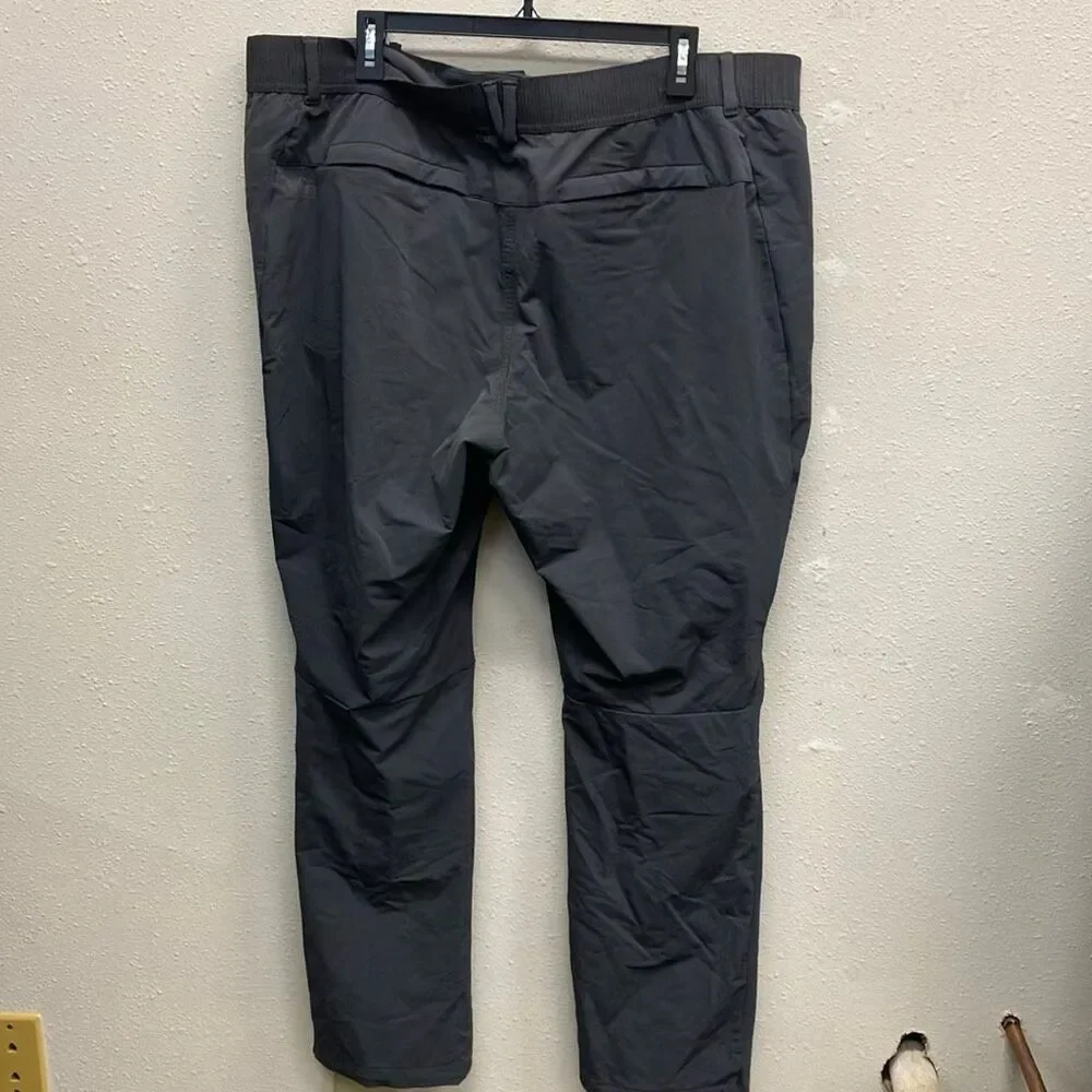 REI Co-op Men’s 2XL 44/33 Dark Gray Lightweight Hiking Trail Pants #775