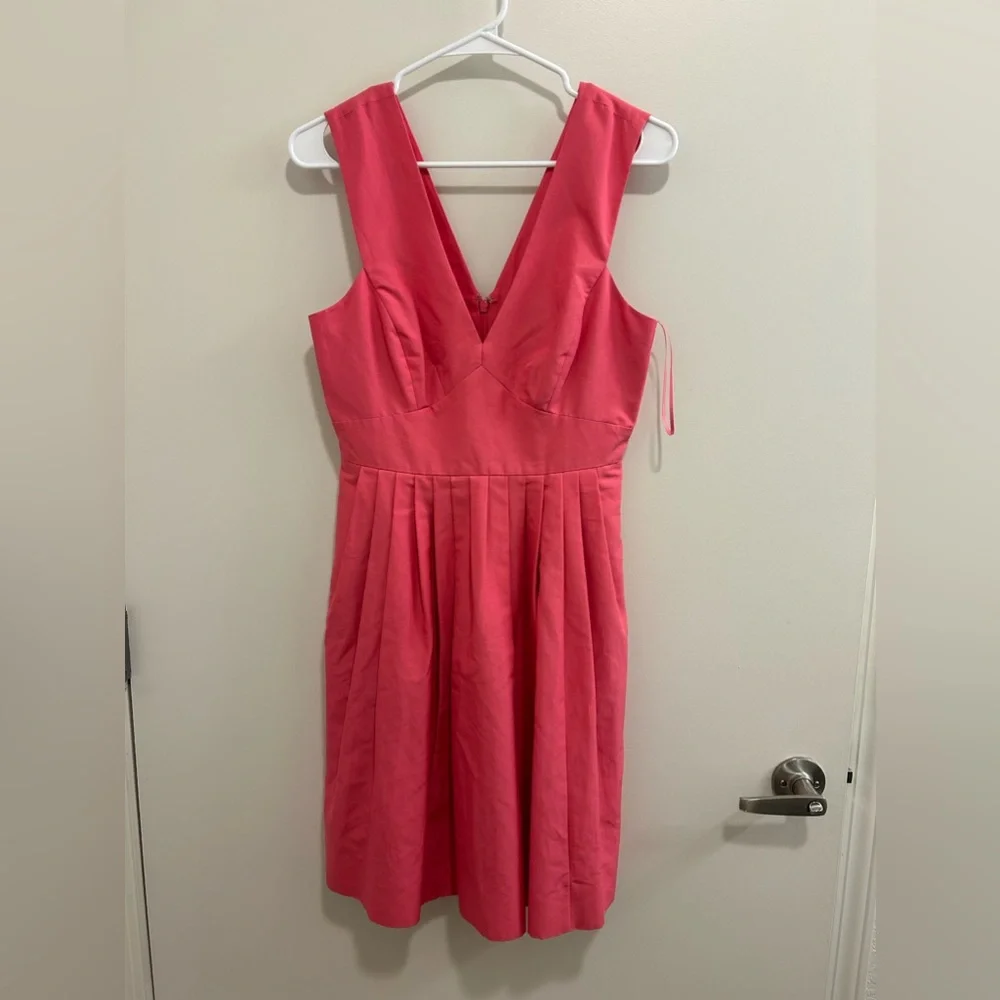 NWT J.Crew V-Neck A-Line Faille Party Dress Size 2