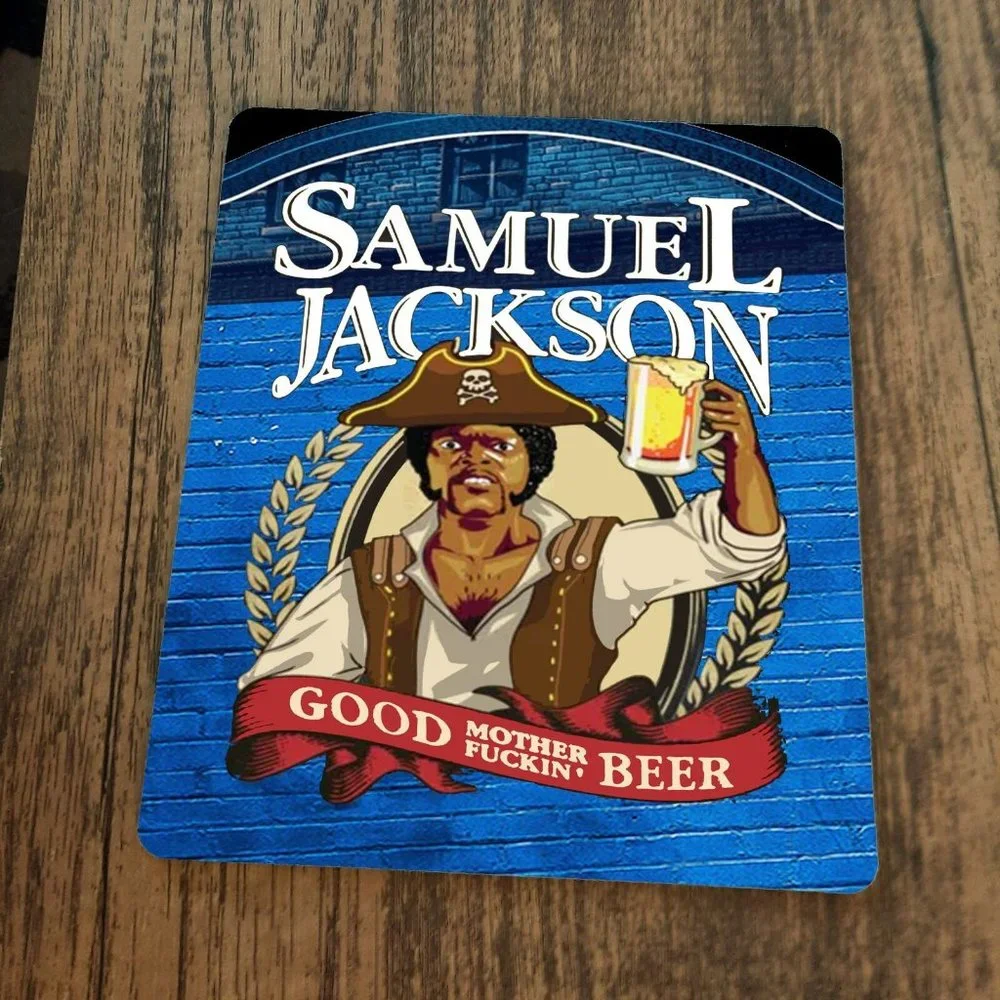 Samuel Jackson Good Mother F**kin Beer Mouse‎ Pad