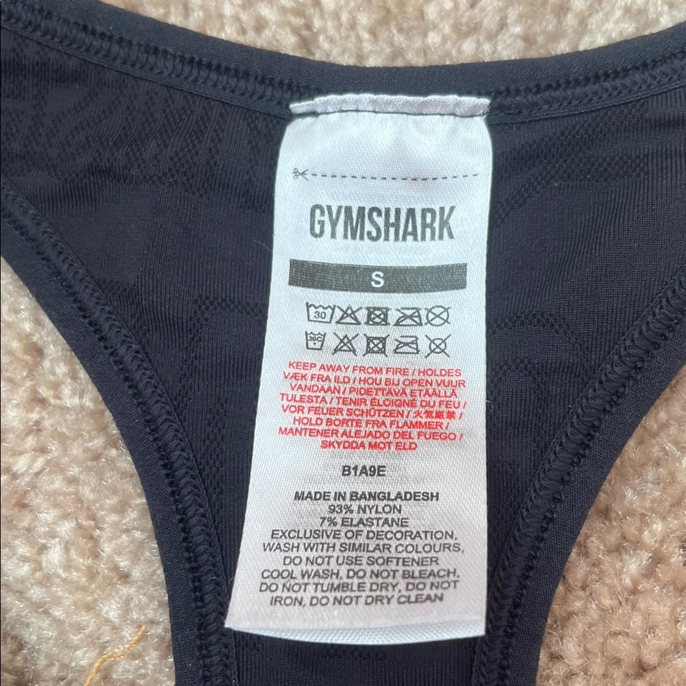 GymShark Embossed Sports Bra
