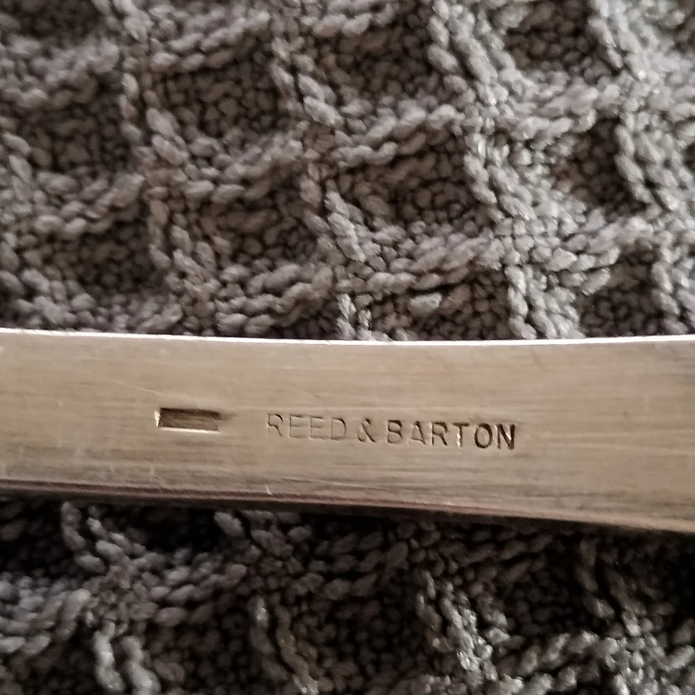 Vintage Reed And Barton Silver Plated Salad Serving Spork And Spoon Entertaining