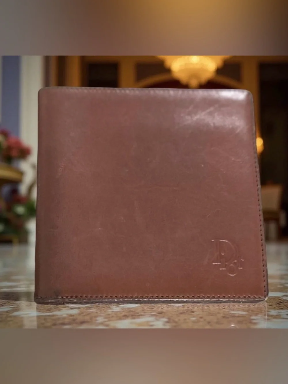 Christian Dior Brown Wallet RARE Limited MADE IN FRANCE 