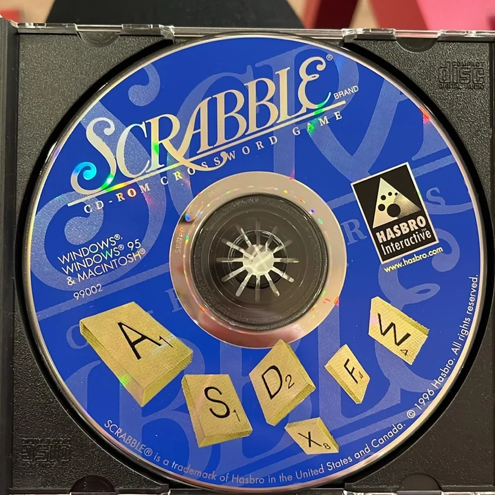 Hasbro scrabble cd