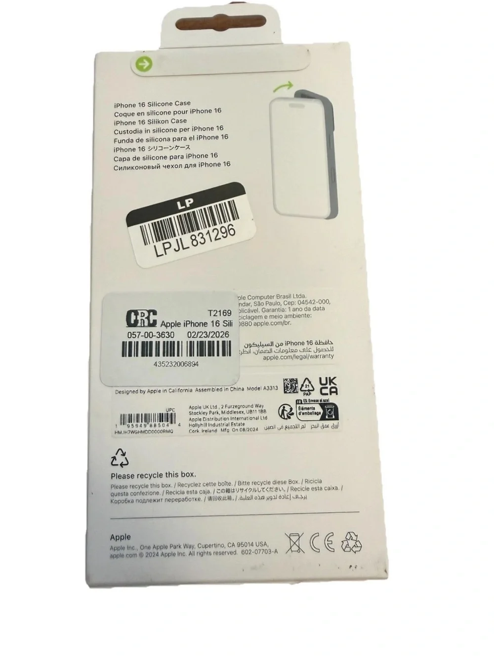 Apple accessible back silicone